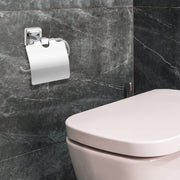 Plantex Decan 304 Grade Stainless Steel Toilet Paper Holder/Liquid Soap Dispenser/Bathroom Accessories - Chrome