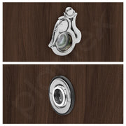 Plantex Door Eye Viewer/Solid Brass Door Eye Hole for Main Door/Eye Hole for Main Door/180 Degree Ultra Clear Door Viewer for Safe and Secure Home/Office/Hotel - Pack of 3 (Chrome)