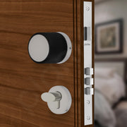 Plantex Door Knob Lock/Brass Heavy Duty Main Door Mortise Lock Handle/Handle Set for Home/Office - Door Accessories - (Satin & Black)