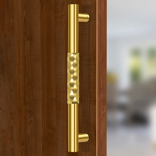 Plantex Stainless Steel Aura Main Door Main Door Pull Handle/Door Handles For Main Door/Wooden & Glass Door Handle (14 Inch, Pvd Gold Finish) - 3 Years Warranty