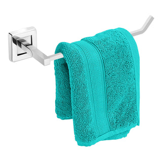 Plantex Stainless Steel Towel Holder/Hand Towel Hanger/Napkin Holder for Wash Basin/Bathroom Accessories (Chrome)
