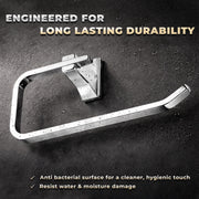 Plantex Towel Ring for Bathroom/Pure Brass Towel Holder/Towel Stand/Towel Hanger/Bathroom Accessories - Pack of 1 (APS-DL-08, Chrome)