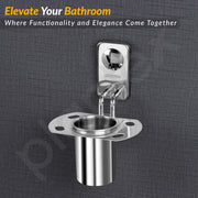 Plantex Metro Platinum Stainless Steel Tooth Brush Holder/Tumbler Holder/Bathroom Accessories