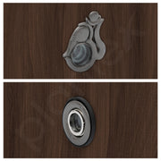 Plantex Door Eye Viewer/Solid Brass Door Eye Hole for Main Door/Eye Hole for Main Door/180 Degree Ultra Clear Door Viewer for Safe and Secure Home/Office/Hotel - Pack of 4 (Satin Black)