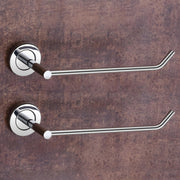 Plantex Stainless Steel Towel Ring for Bathroom/Napkin Hanger for Wash Basin/Towel Holder/Bathroom Accessories (Chrome) - Pack of 2