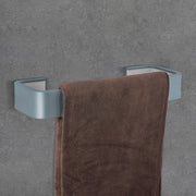 Plantex Aluminium and Acrylic Towel Hanger for wash basin/Single Towel Rod for Bathroom/Hand Towel Hanger/Bathroom Accessories (Grey and Milky White) 9 Inch