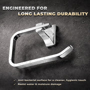 Plantex Paper Holder for Bathroom/Pure Brass Toilet Paper Holder/Tissue Paper Roll Holder/Bathroom Accessories - Pack of 1 (APS-DL-09, Chrome)