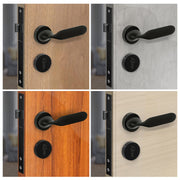Plantex Triple Security Door Lock For Home/Main Door Lock Set Knob Handle With 3 Years Of Warranty/Mortise Lock For Door With Brass Lock Body&Cylinder(7106-Black)