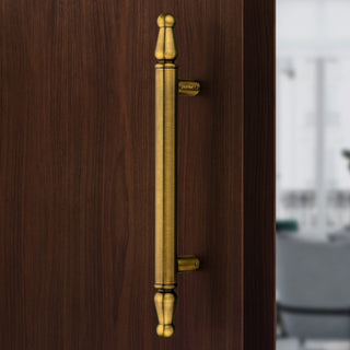 Plantex Heavy Duty Main Door Handle/14 Inch Door Handle/Pull-Push Door Handle for Home/Office/Hotel - Pack of 1 (Brass Antique) - 3 Years Warranty