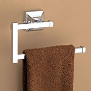 Plantex 304 Grade Stainless Steel Bathroom Accessories Set of 3 - Towel Hanger/Napking Holder/ Soap Holder for Bathroom - Squaro (Chrome)