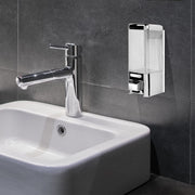Plantex ABS Plastic Liquid Soap Dispenser/Shampoo Dispenser for Kitchen/Washbasin/Hand Wash Dispenser/Bathroom Accessories - Chrome