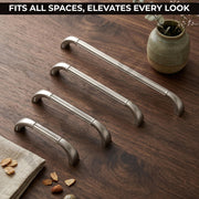 Plantex Cabinet Handle/128mm Handle for Drawer/Wardrobe/Kitchen Handle/Pull-Push Handle for Home/Office - Pack of 1 (Satin)