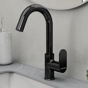 Plantex Pure Brass Sink Tap for Wash Basin/360° Swivel Spout for Kitchen Sink Tap with Water Saving Aerator/7 Year Warranty by Plantex (ORN-212-PVD Black)