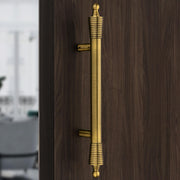 Plantex Heavy Duty Main Door Handle - 14 Inch Pull-Push Handle for Glass & Wooden Doors - Pack of 1 (Brass Antique) - 3 Years Warranty