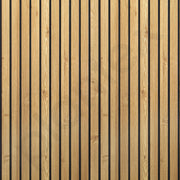 Plantex PVC 3D Fluted Wall Panels for Home Decor/Louvers Wall Panel 10 Feet/Eco-Friendly PVC Panels/Pack of 5 Covers 50 Sq. Ft (Golden Oak - 9G)