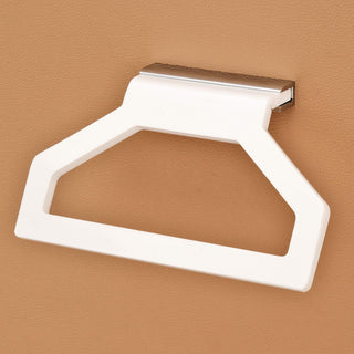 Plantex Opulux 8 mm Acrylic Napkin Hanger/Towel Ring for Wash Basin/Napkin Holder for Bathroom/Kitchen/Bathroom Accessories (White)