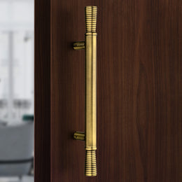 Plantex Heavy Duty Main Door Handle/14 Inch Door Handle for Main Door/Pull-Push Handle for Glass/Wooden Door- Pack of 1 (Brass Antique) - 3 Years Warranty