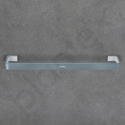 Plantex Aluminium And Acrylic Towel Rod for Bathroom/Cloth hanger for Wall/Towel Holder/Towel Bar/Bathroom Accessories (Grey and Milky White) 24 Inch