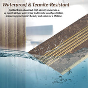 Plantex Louvers Panel for Wall/8 Feet Wall Panels/3D Charcoal Panel for Interior Walls DÃ©cor - Pack of 5 Covers - 40 Sq. Ft, Size-1 Feet x 8 Feet (YD-1201)