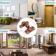 Plantex Door Latch/Flip Latch Lock for Door/Chitkani/Lock Latch for Main Door/Baby Latch for Bathroom/Bedroom/Balcony/Door Stopper - Pack of 3 (Rose Gold)