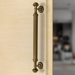 Plantex Heavy Duty Main Door Handle - 21.5 Inch Pull Push Handle for Wooden & Glass Doors, Pack of 1 (320 - Brass Antique Finish)