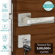 Plantex Premium Door Lock with 3 Years of Warranty/Main Door Lock for Home/Mortise Locks for Doors (PT-013, Satin)