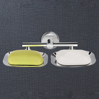 Plantex Galaxy 304 Grade Stainless Steel Bathroom Soap Holder for Bathroom/Soap Stand/Soap Dish for Bathroom Accessories (Chrome)