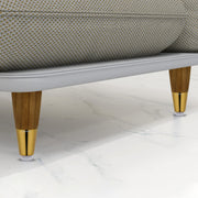 Plantex Heavy Duty Round 4 inch Spare Sofa Legs for Bed Furniture/Sofa Legs for Furniture Fitting/Table Legs/Sofa Leg Set of 2 pcs (Gold Finish)