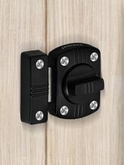 Plantex Door Latch Lock for Door/Baby Latch for Bathroom/Door Stopper/Latch Lock for Main Door -Pack of 1 (Black)