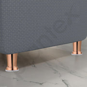 plantex Heavy Duty Stainless Steel 4 inch Sofa Leg/Bed Furniture Leg Pair for Home/Furniture Sofa Legs for Table/Sofa Support Legs/Sofa Furniture Leg (Rose Gold) Set of 4 Pcs
