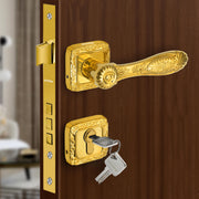Plantex Premium Door Locks with 3 Years of Warranty by Palntex/Main Door Lock for Home/Mortise Lock for Door - Main Door Lock Set (644 - PVD Gold)