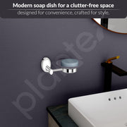 Plantex 304 Grade Stainless Steel Bathroom Soap Case/Holder/Stand/Bathroom Accessories - Oreva (Chrome)