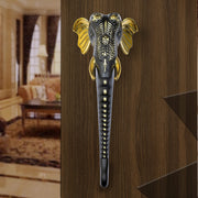 Plantex Premium Main Door Handle/17- inches Door Handle for Main Door/Pull Push Handle/Door and Home Decore Ganesh Shape Design/3 Years Warranty Pack of 1 (677- Brass Antique Finish)