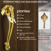 Plantex Premium Elephant Main Door Handle/17-inches Door Handle Main Door/Pull Push Handle/Door and Home Decor - Pack of 1 (677-Golden Finish)