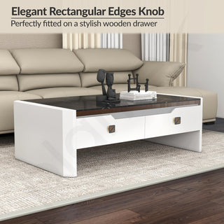 Plantex Knobs for Drawers/Drawer Knobs for Cabinets/Pull-Push Knobs for Kitchen/Bedroom Drawer - Pack of 1 (SH-434, Rose Gold & Grey)