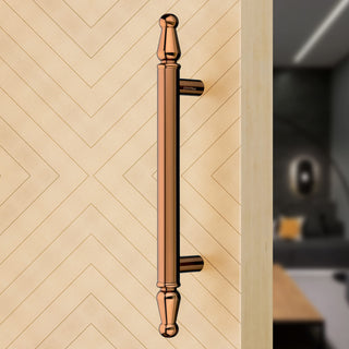 Plantex Premium Main Door Handle/14 Inch Door Handle for Main Door/Pull-Push Door Handle for Home/Office/Hotel- Pack of 1 (PVD Rose Gold) - 3 Years Warranty
