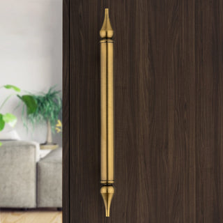 Plantex Heavy Duty Main Door Handle/14 Inch Door Handle for Main Door/Pull-Push Handle for Wooden/Glass Door/3 Years Warranty Pack of 1 (Brass Antique)