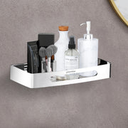 Plantex Bathroom Shelf for Wall/Stainless Steel Wall Mounted Shelf/Kitchen/Living Room/Bathroom Organiser with Drill (Chrome, 12x5 inches)