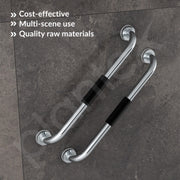 Plantex Stainless Steel Grab Bar for Toilet with Grip/20-inch Anti-Slip Handle for Bathroom Support - Pack of 1 (Chrome)