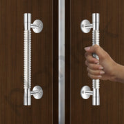 Plantex Pooja Room Door Handles/Pull Push Main Door Handle/8 Inch Door Handle for Main Door - Pack of 1 (S-141, Chrome) - 3 Years Warranty