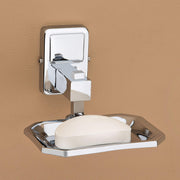 Plantex 304 Grade Stainless Steel Bathroom Accessories Set of 3 - Towel Hanger/Napking Holder/ Soap Holder for Bathroom - Darcy (Chrome)