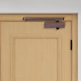 Plantex Automatic Aluminium Soft Door Closer with Double Speed for Heavy Door/Hydraulic Pelmet Arm Door Closer for Hotel-Home-Office (ISO 9001 Certified) (Capacity 120 Kg, Brown)