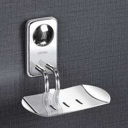 Plantex Metro Platinum Stainless Steel Soap Dish/Soap Stand/Bathroom Soap Holder/Bathroom Accessories
