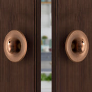 Plantex Stainless Steel Glass Door Handle/Pull-Push Knob for Handle/Heavy Duty 100 mm Main Glass Door Knob Handle - Pack of 1 (PVD Rose Gold)