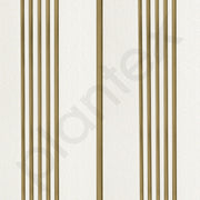 Plantex 3D Charcoal Wall Panels/Pack of 5 Louvers (1x8 Ft Each) /Decorative Panels for Interior Walls/40 Sq. Ft Coverage(YD-1202-Textured Off-White & Gold)