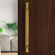 Plantex 14 inch Main Door Handle/Heavy Duty Door Handles for Main Door/Pull-Push Handle for Glass & Wooden Doors - Pack of 1 (Brass Antique) - 3 Years Warranty