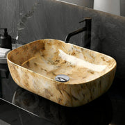 Plantex Basin for Bathroom/Ceramic Table Top/Counter Top Wash Basin (Alpha -NS-137, 18 x 13 x 5.5 Inch)