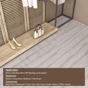 Plantex SPC Tiles for Floors/Interlocking Sound Insulated Flooring Plank/Click N Lock Wooden Flooring for Bedroom/Kitchen-60 Square Feet/20 Tiles,Granite Majesty-DIY Installation(Water&Fire Resistant)