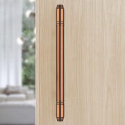Plantex 14 Inch Main Door Handle/Heavy Duty Pull-Push Handle for Glass & Wooden Doors - Pack of 1 (PVD Rose Gold) - 3 Years Warranty