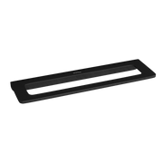 Plantex 20 Inch Acrylic Towel Hanger for Bathroom/Towel Rod for Kitchen/Napkin Holder/Stand/Towel Bar for Bathroom - Pack of 1 (VIB-126, Black)